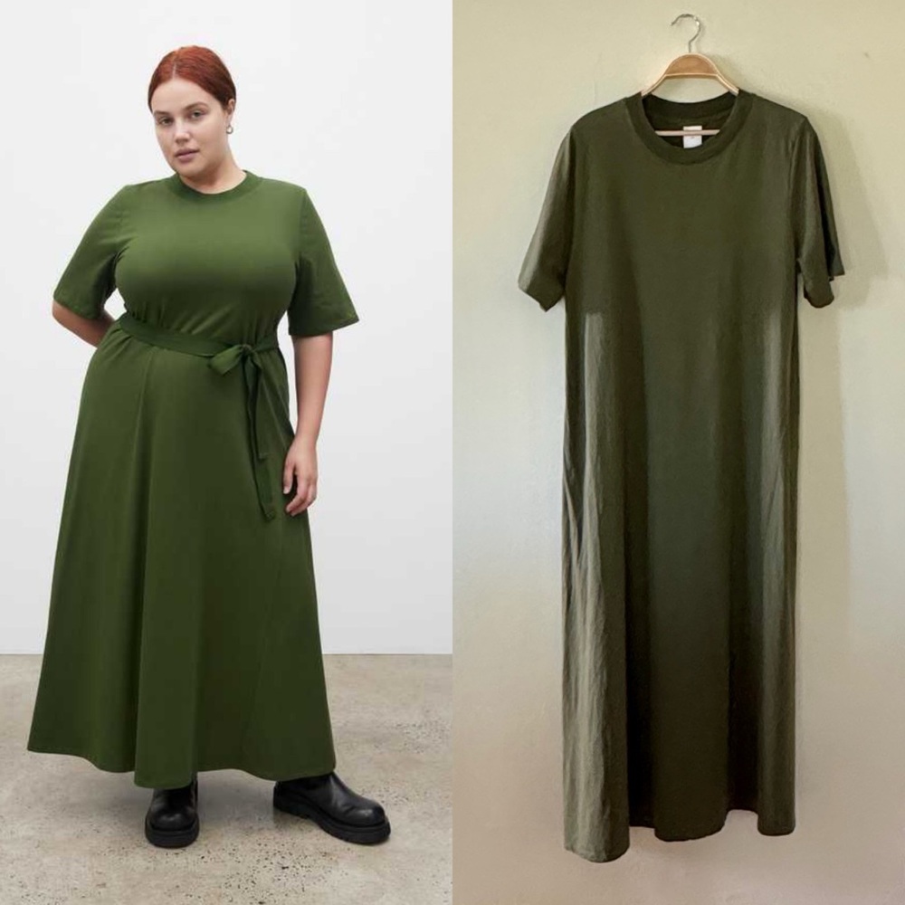 Kowtow Green Teeshirt Dress